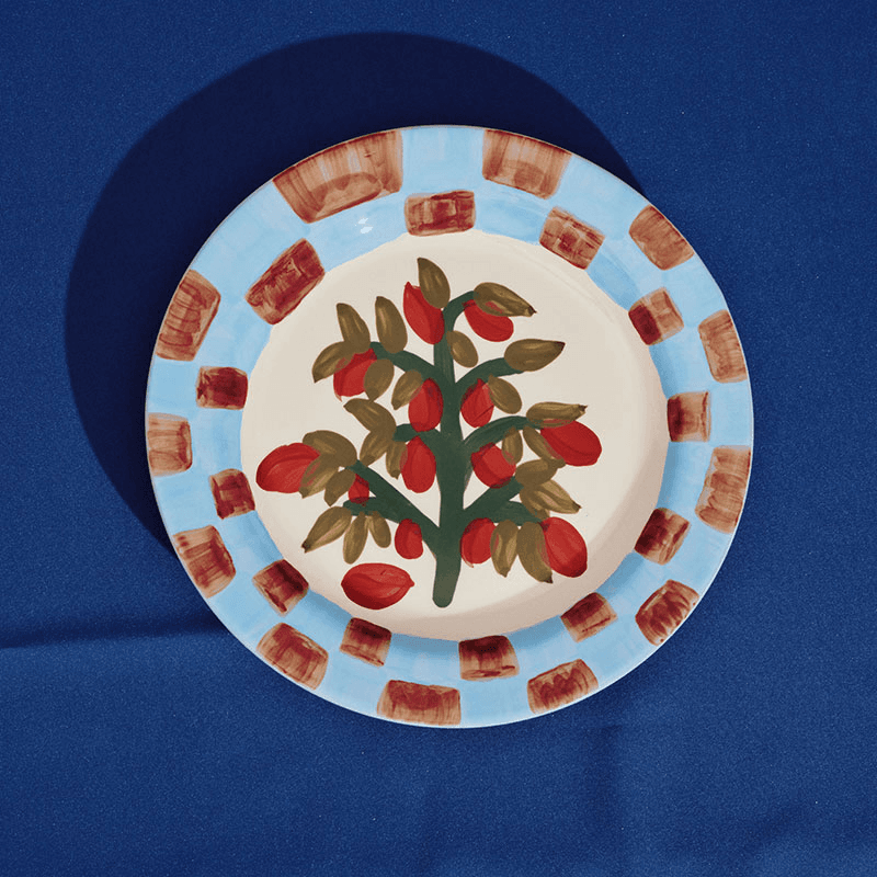 Santiago de Borja by Shurleey Set of 2 Dinner Plates, 05 Inti Munay