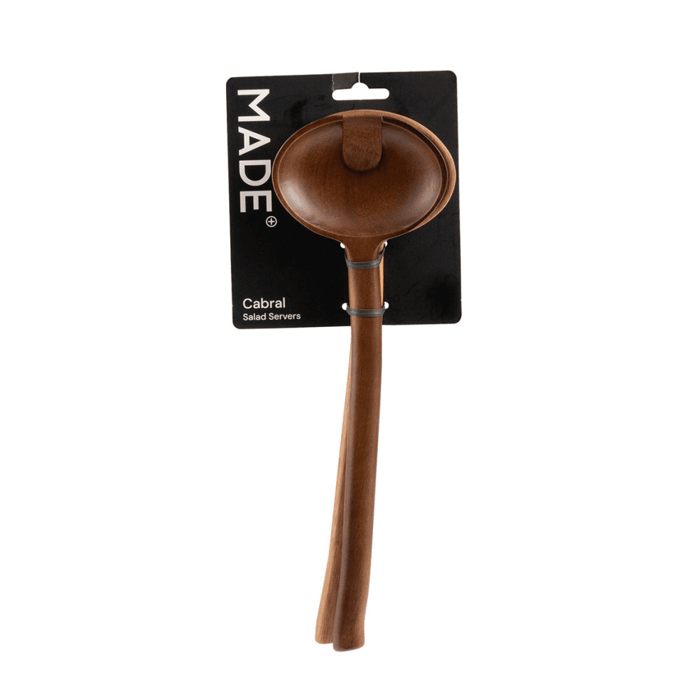 Travellers Rest Salad Servers, Acacia Wood
