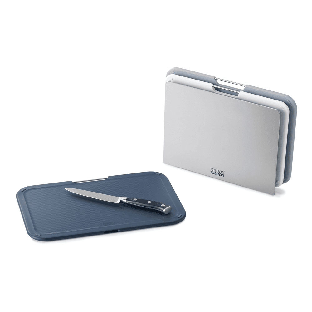 3 piece chopping board set, grey