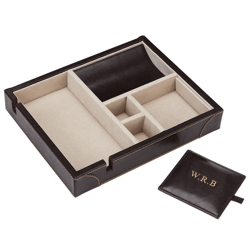 Luxury Valet Tray, Mocha