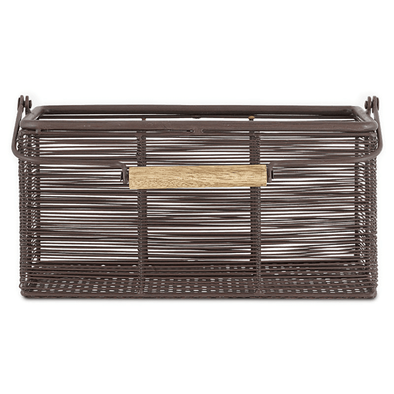 Inkollu Cutlery Holder, Aged Brass