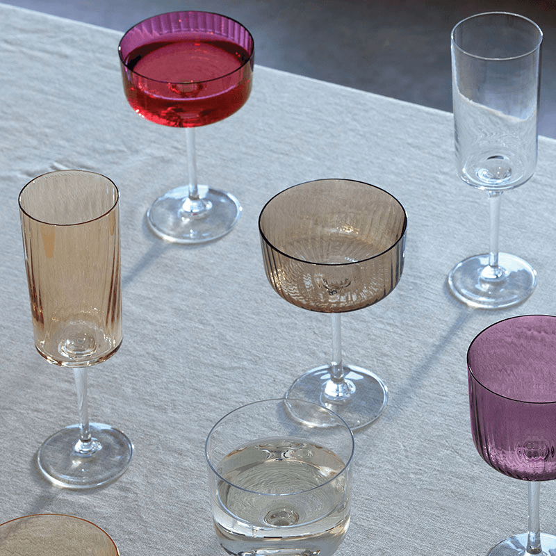 Gems Set of 4 Champagne/Cocktail Glasses