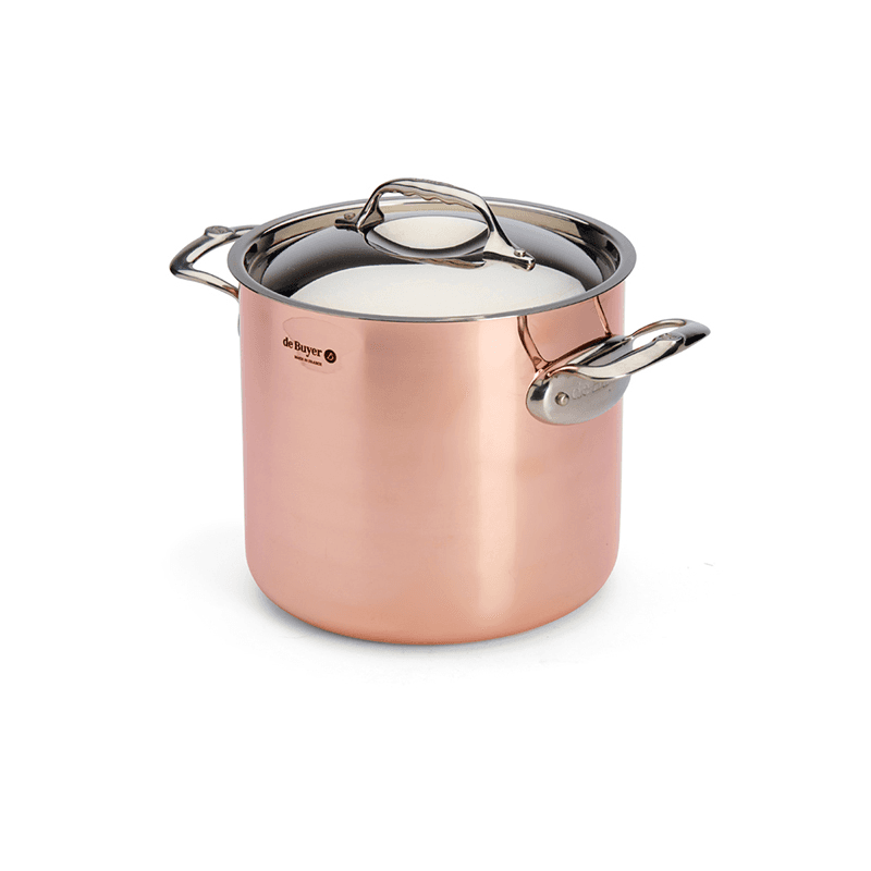 Prima Matera Stockpot with Lid, Copper