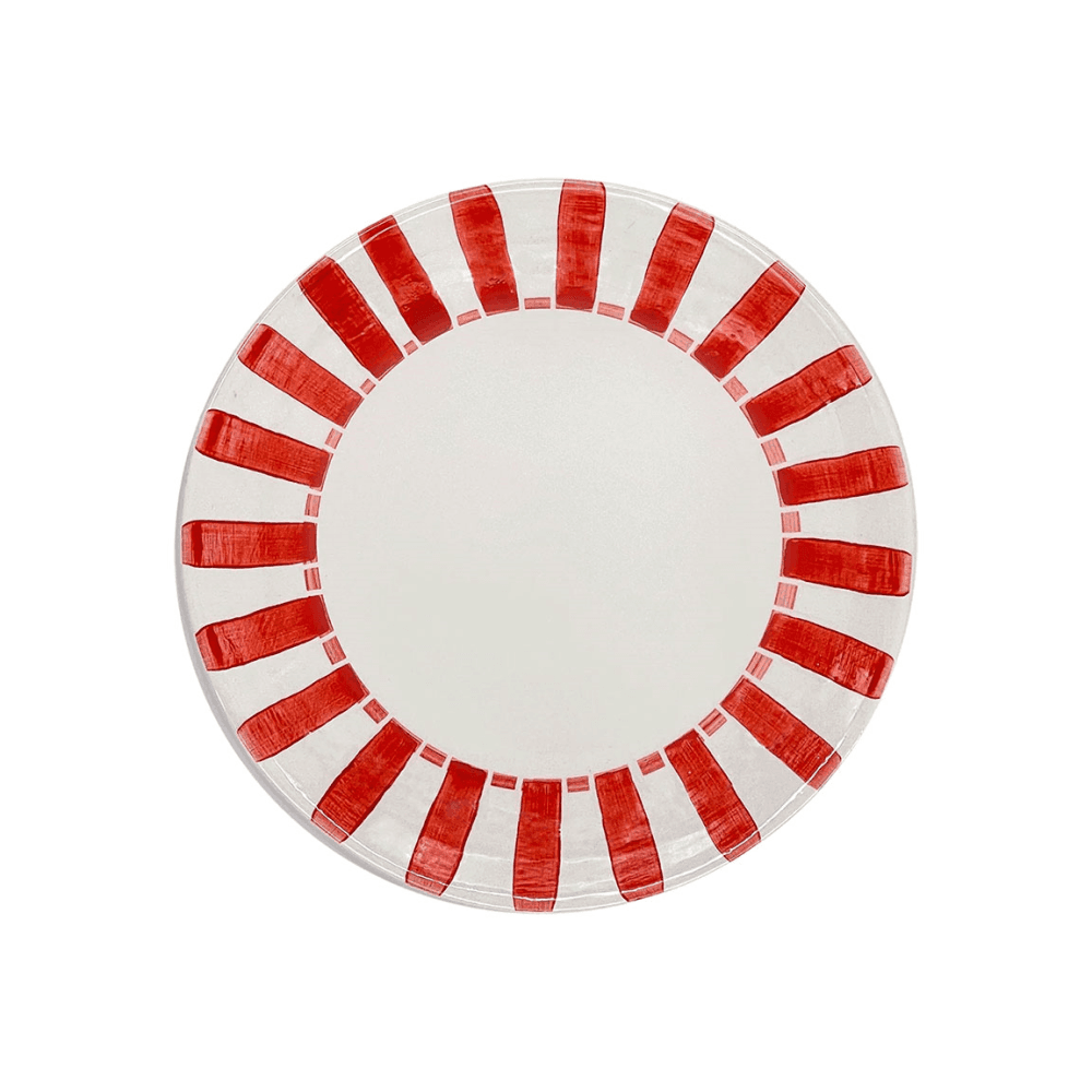 Side Plate, Red