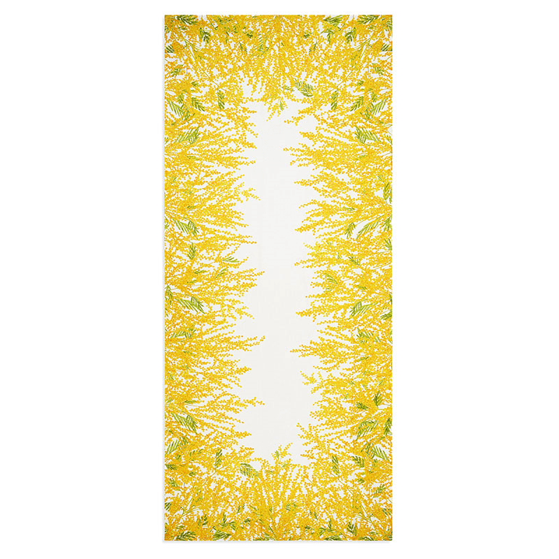 Mimose Linen Tablecloth, Yellow