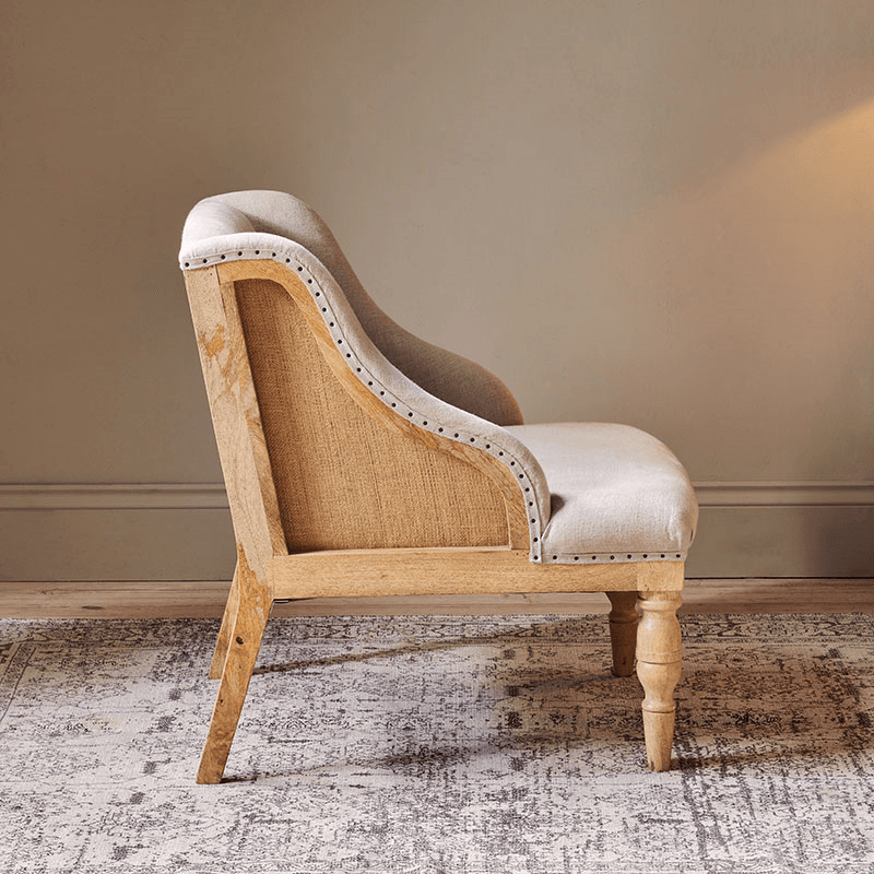 Elbu Deconstructed Linen Armchair