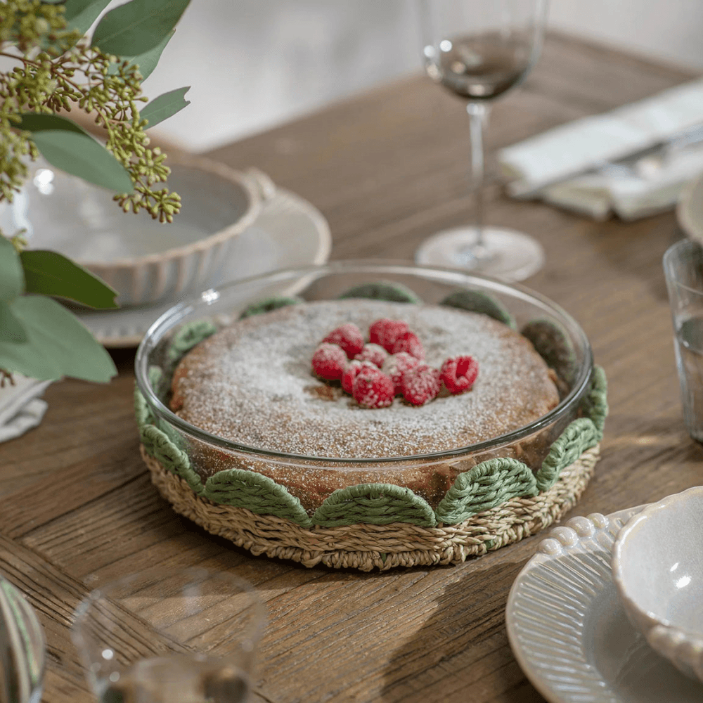 Mayfield Round Oven to Table Dish, Clear