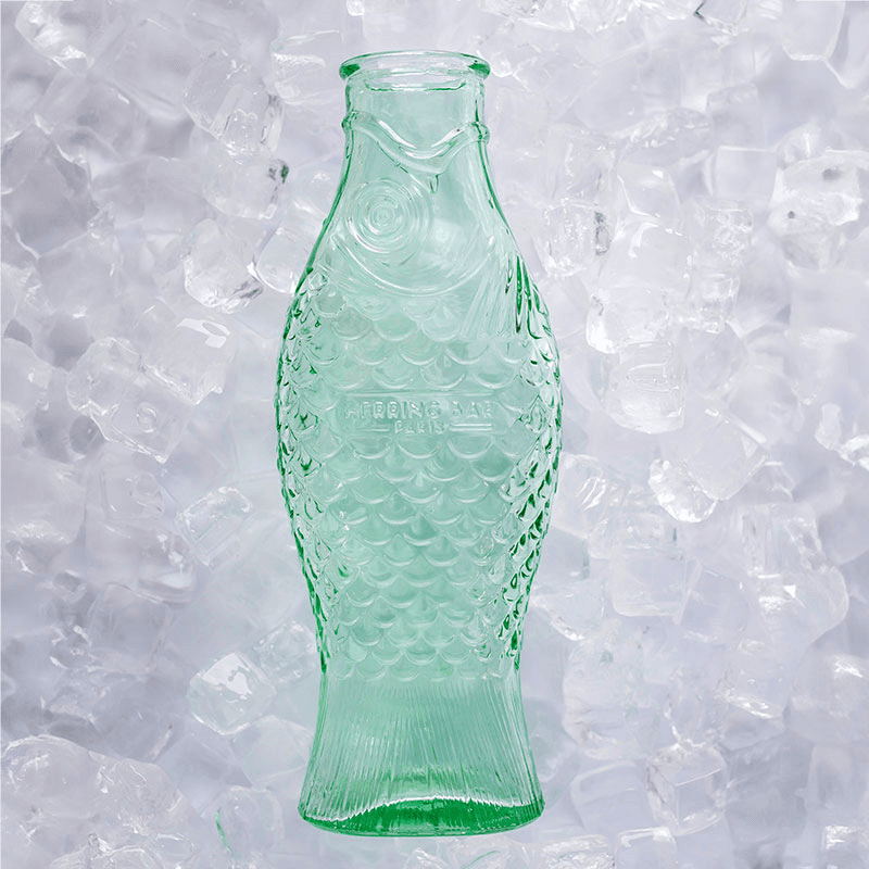 Fish And Fish Bottle, Green