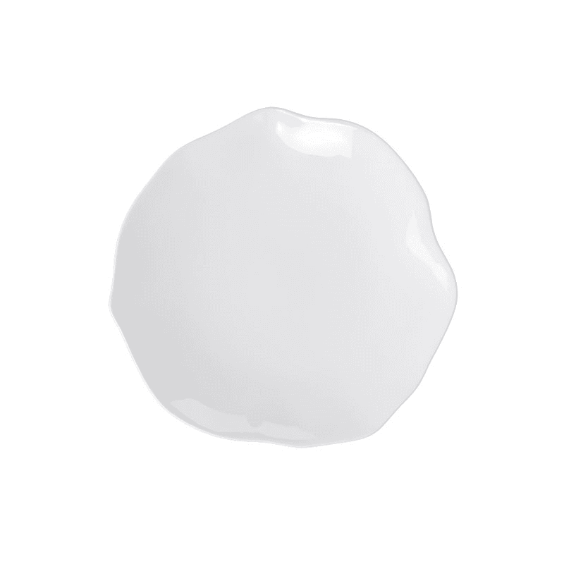 Pura Dinner Plate, White