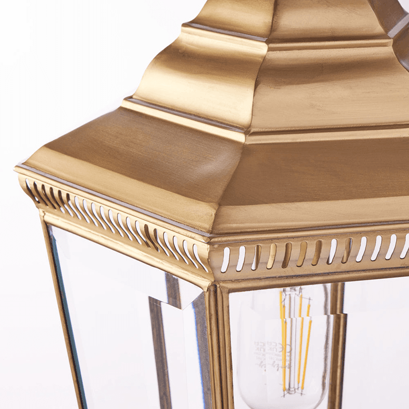 Markham Lantern, Antique Brass