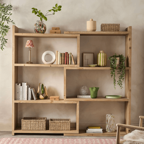 Image showing the Halds Adjustable Shelf Unit, Natural product.