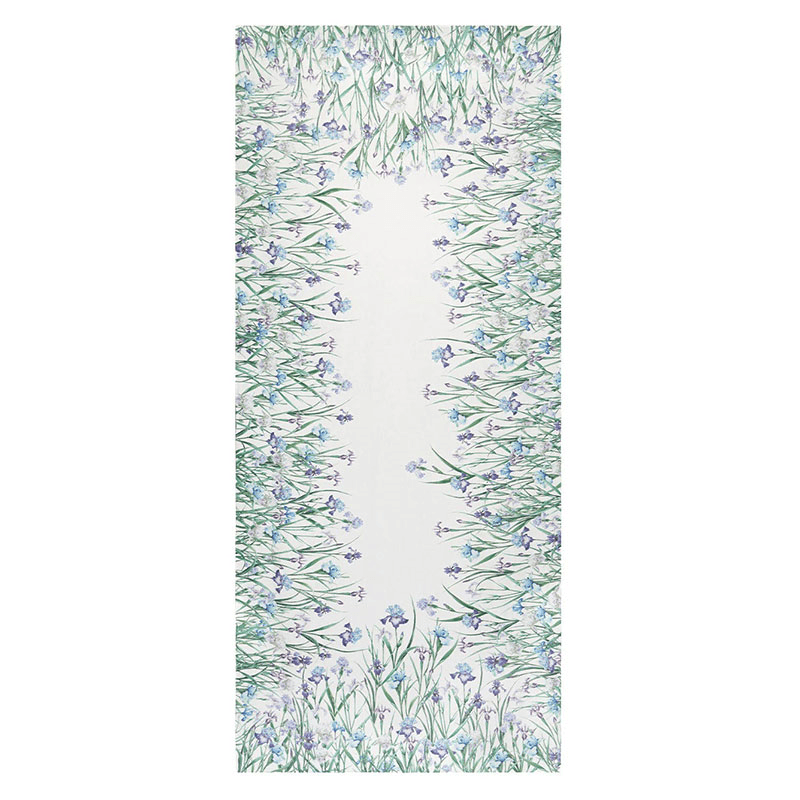 Iris Linen Tablecloth, Purple