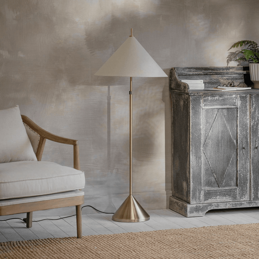 Highfield Spire Floor Lamp, Gold