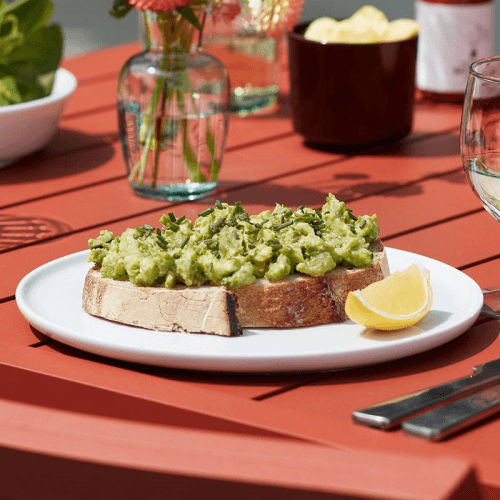 Image showing the Collective Set of 2 Lunch Pates, White product.