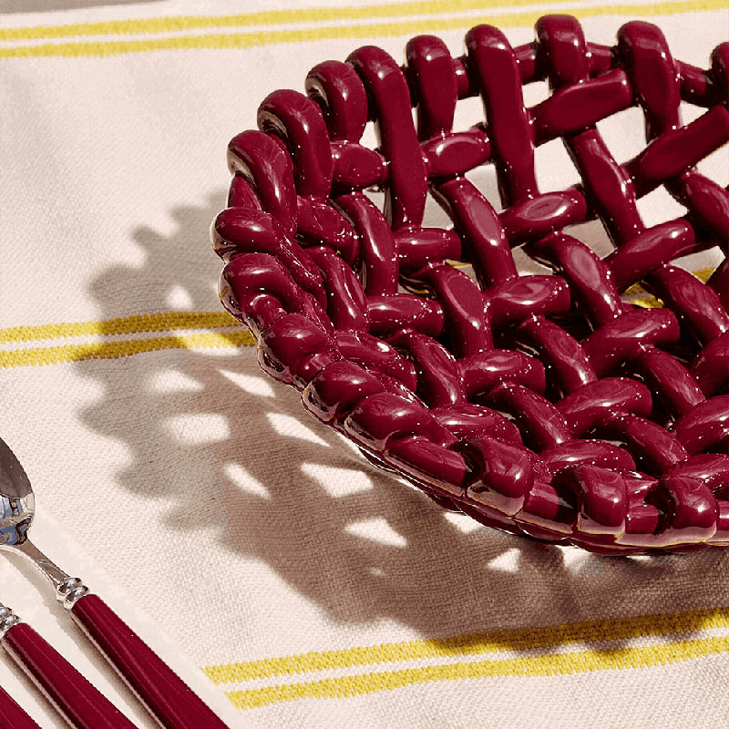 Juicy Basketweave Bowl