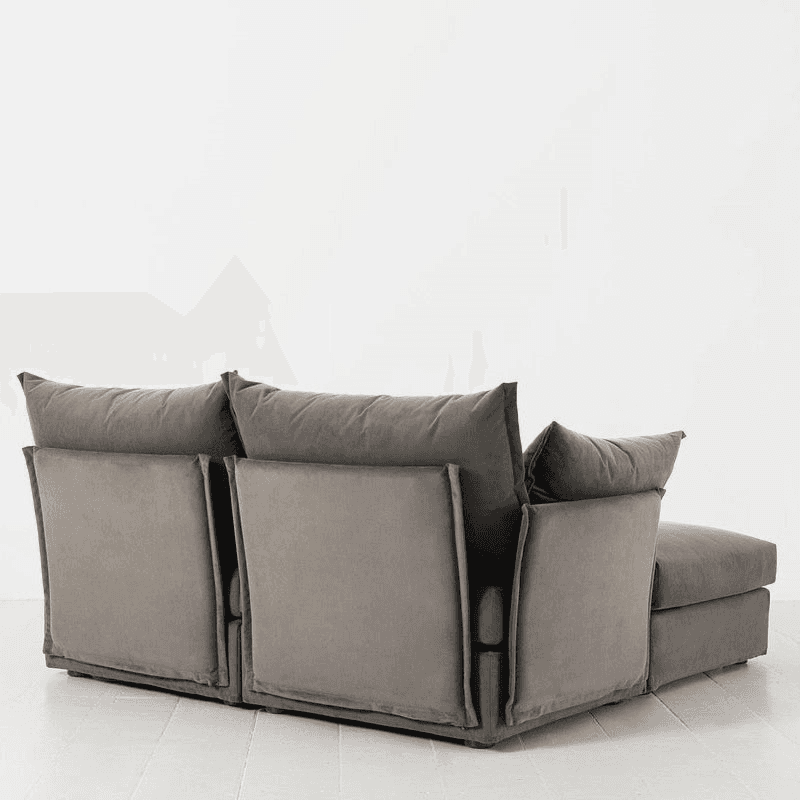 Model 06 Velvet Sofa with Chaise