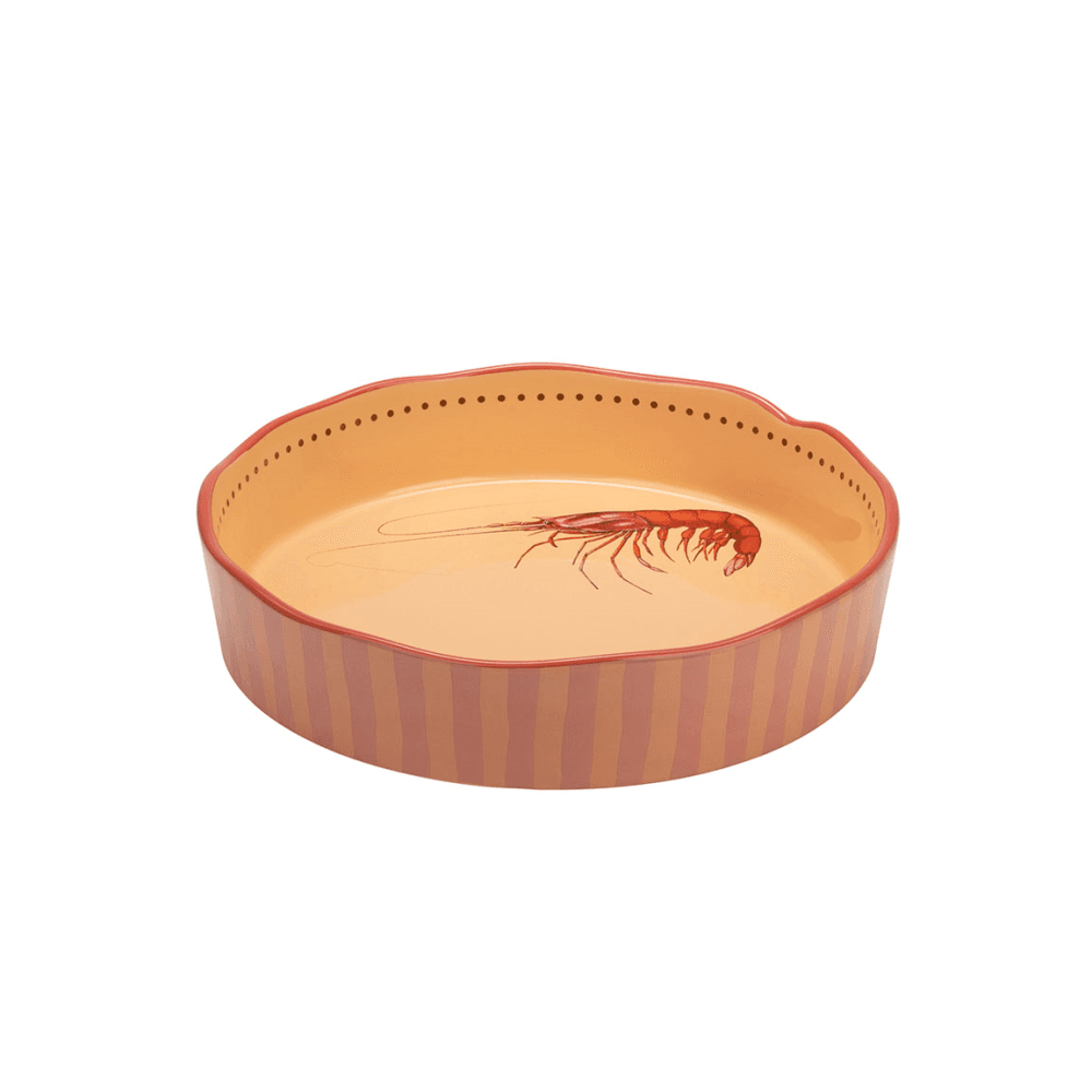 Shrimp Round Roaster, Pink