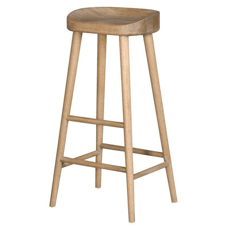 Farmhouse stool, Weathered Oak