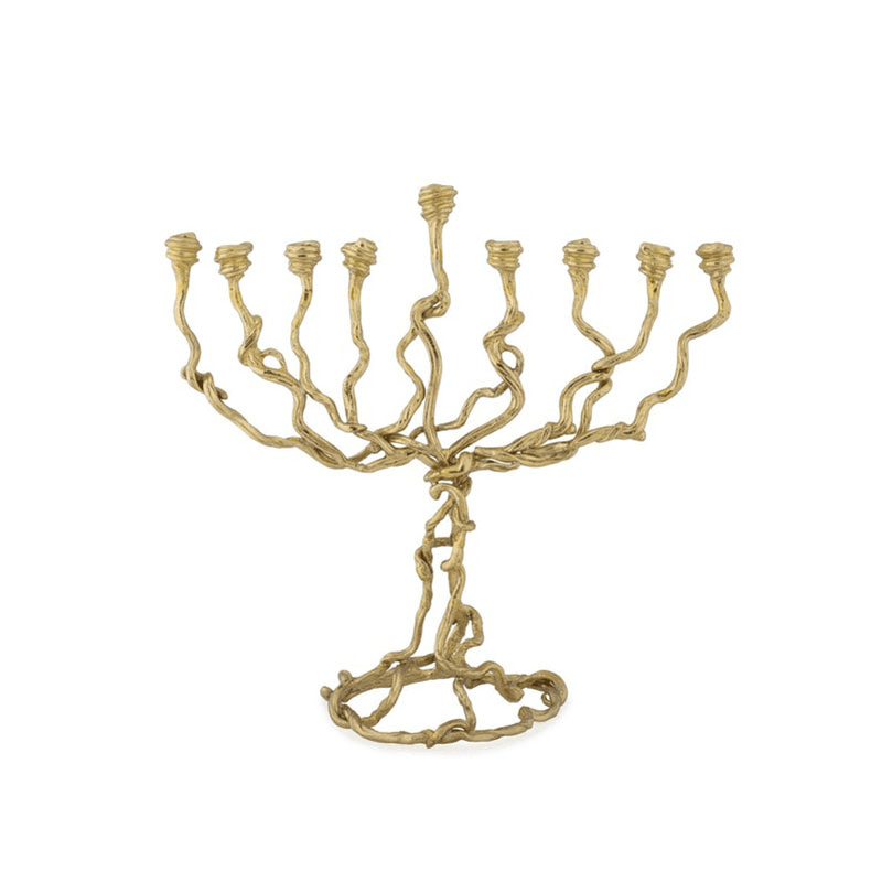 Wisteria Gold Menorah, Gold