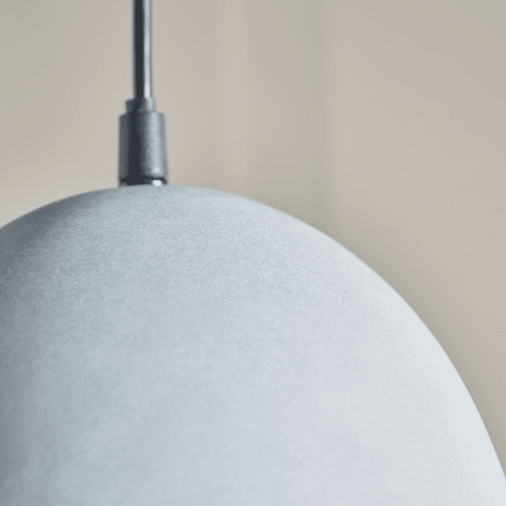 Concrete Pendant, Grey