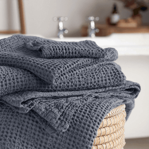 Image showing the Cotton Waffle Jumbo Bath Sheet product.