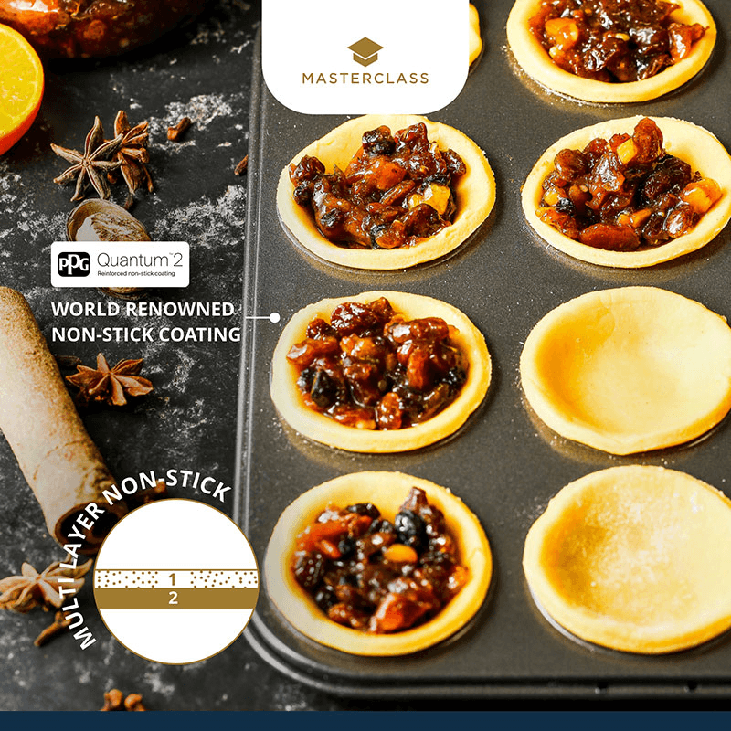 Shallow baking pan, non-stick