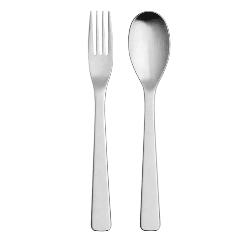 Image showing the Baobab Serving Fork and Spoon Set product.