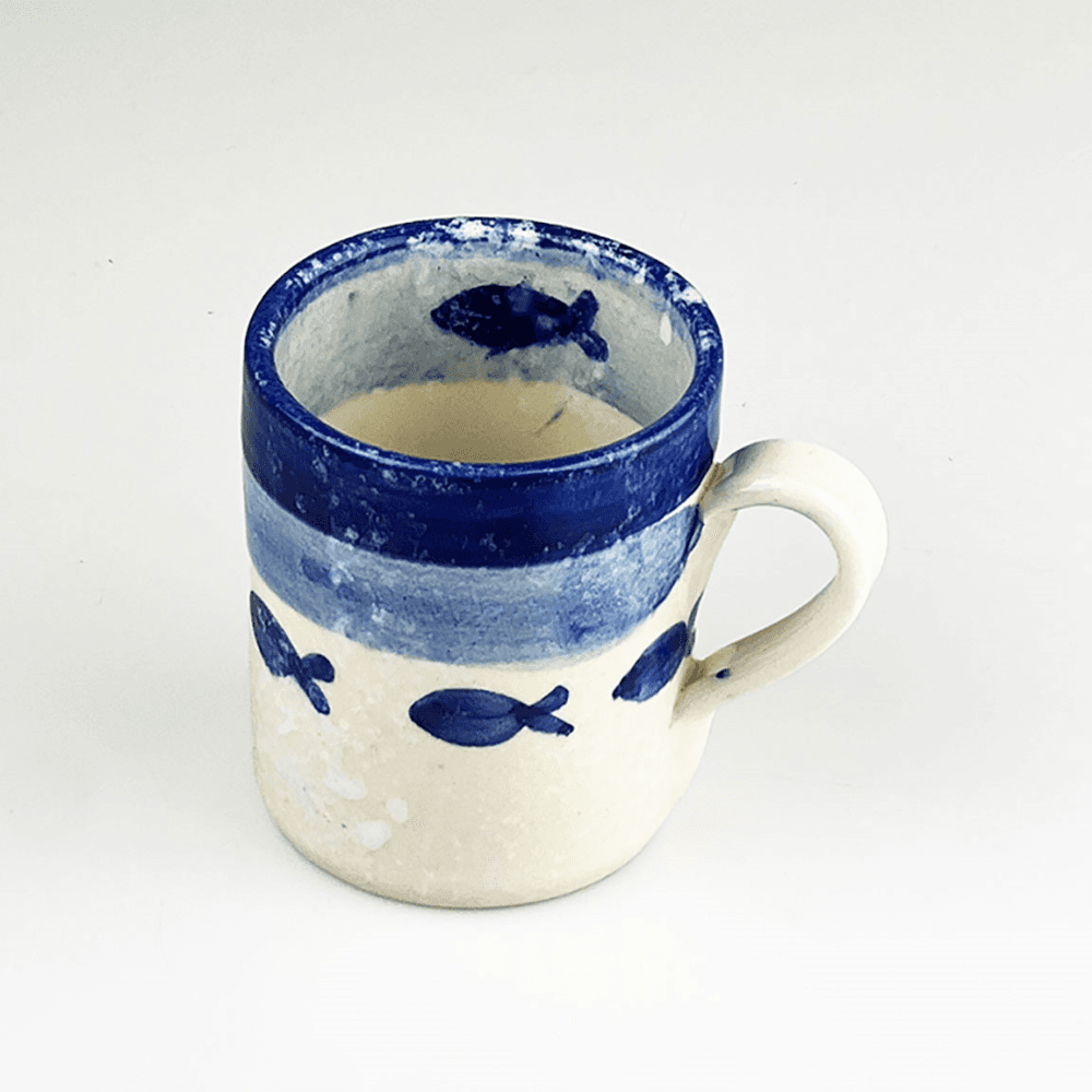 Fish Mug, Blue