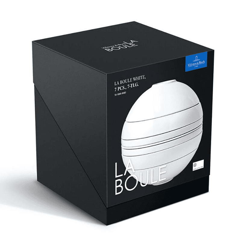 Iconic La Boule Stacking 7 Piece Plate & Bowl Set
