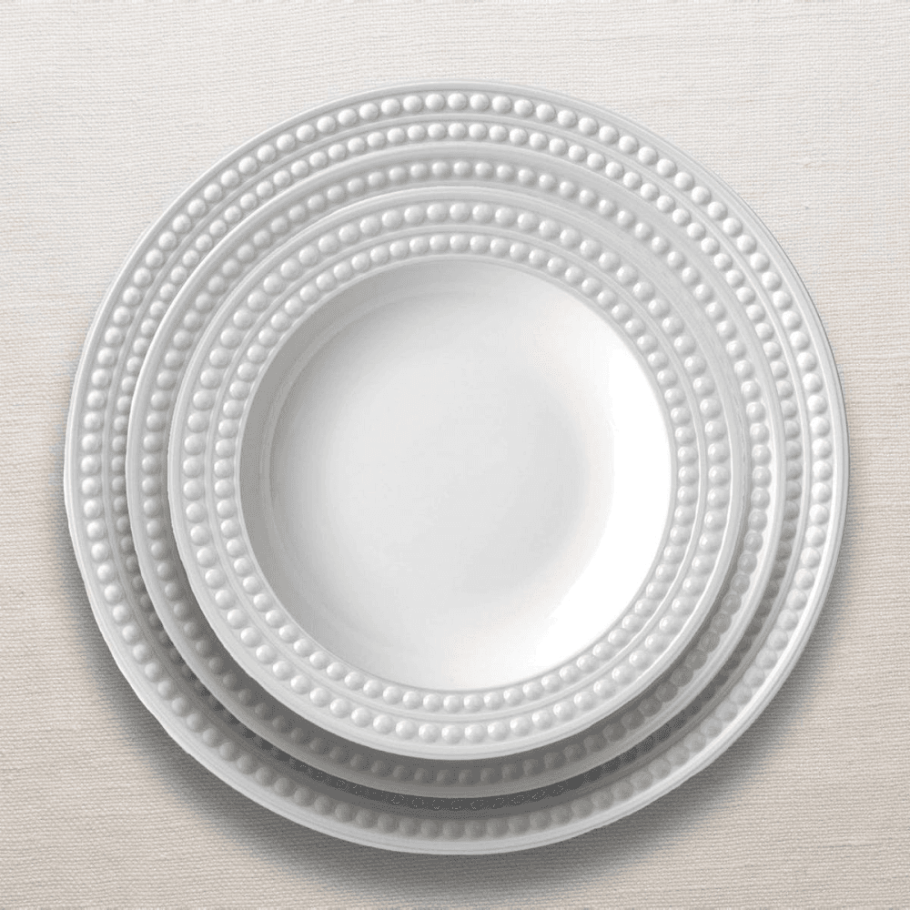Perlee Oval platter, White