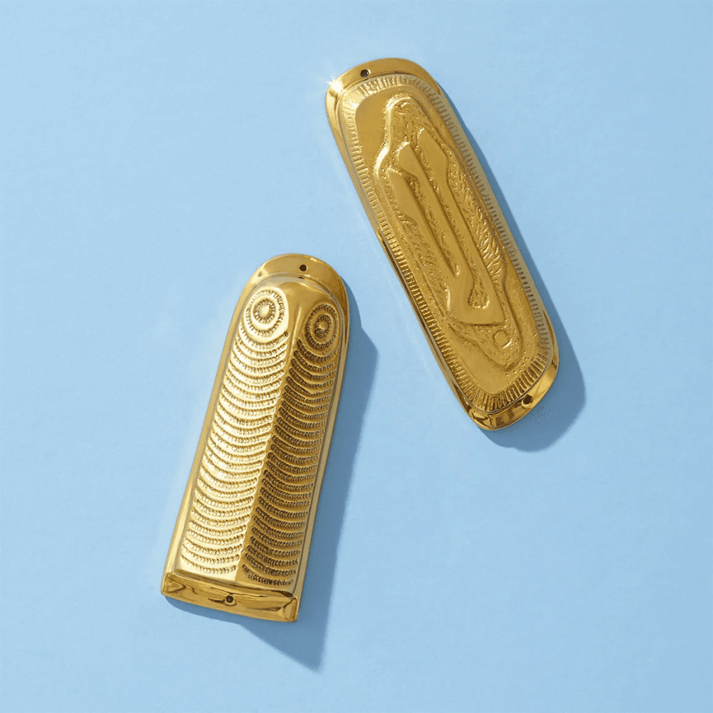 Reform Mezuzah, Brass