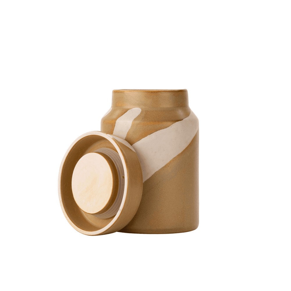 Travellers Rest Storage Jar, Mustard