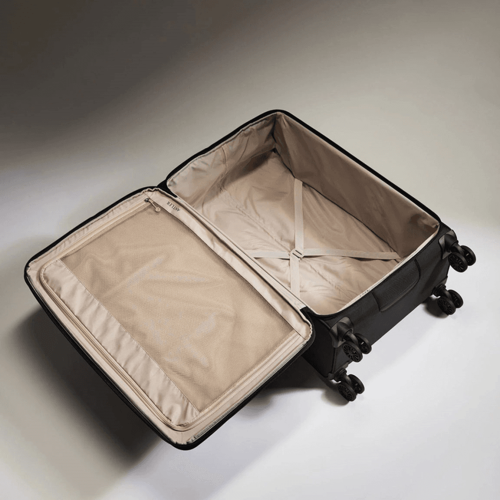 Urban Soft Stripe Expandable Suitcase