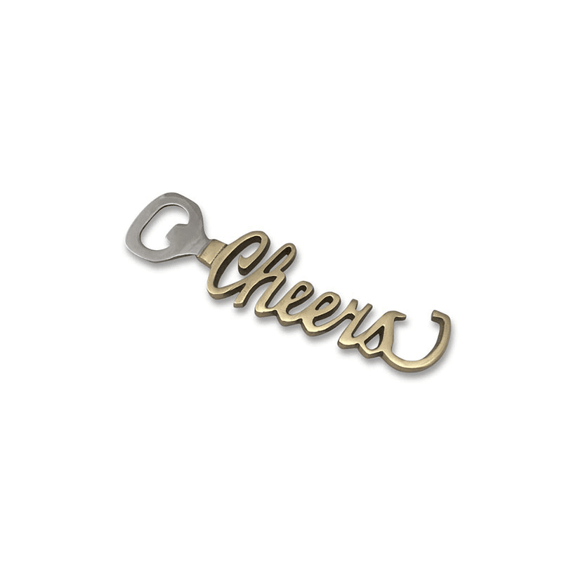 Cheers Bottle Opener, Gold