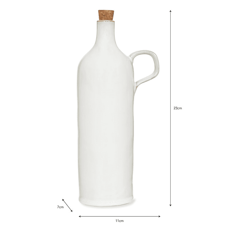 Ithaca Oil Bottle, White