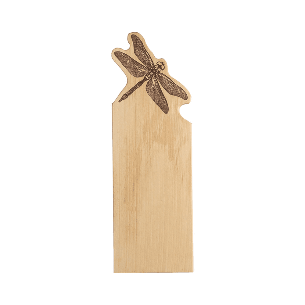 Dragonfly Oak Serving Board, Natural