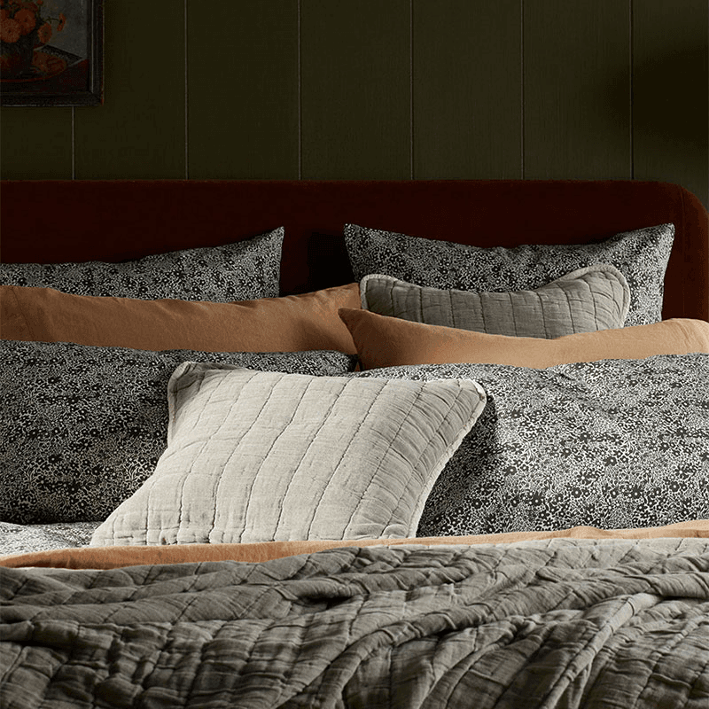 Vivienne Cotton Quilted Cushion Cover
