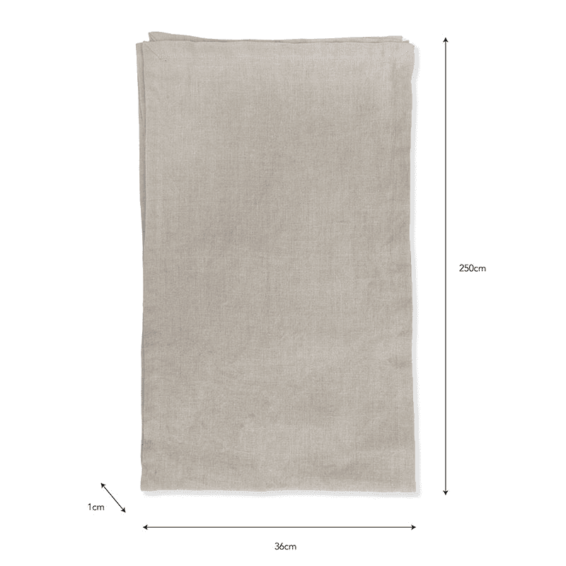 Classic Table Runner, Natural
