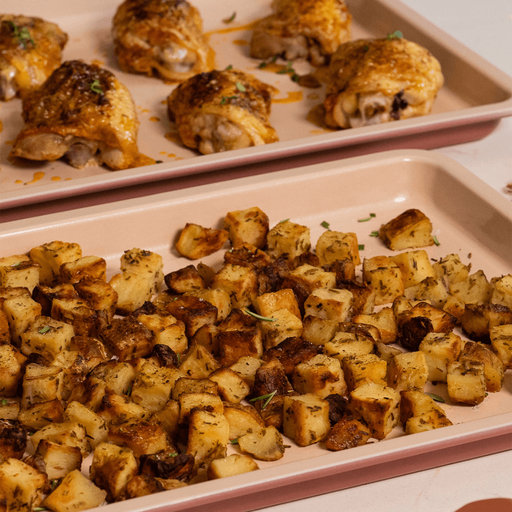 Ceramic Set of 2 Oven Trays
