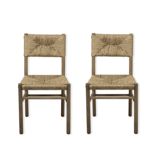 Image showing the Wixford Set of 2 Dining Chairs, Oak Wood product.