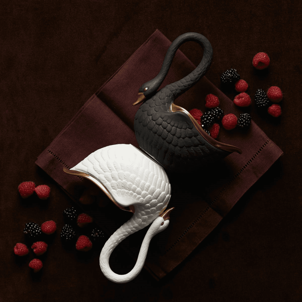 Swan Bowl, white