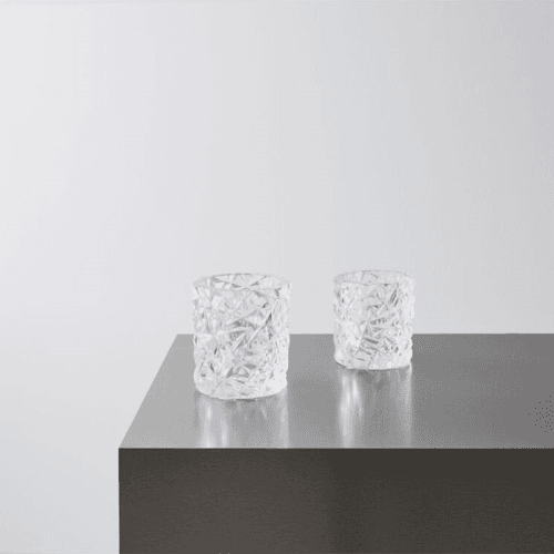 Image showing the Carat Tea Light Holder, Crystal product.
