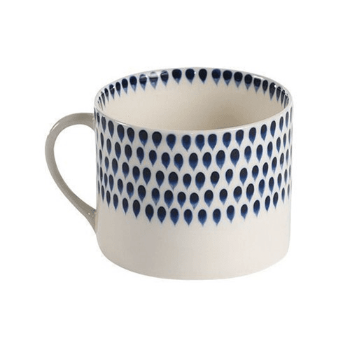 Indigo Drop Set of 2 Mugs