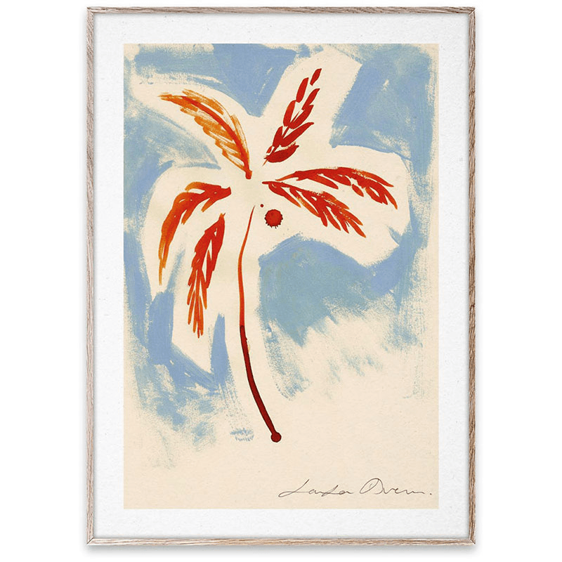 Stormy Palm Art Print