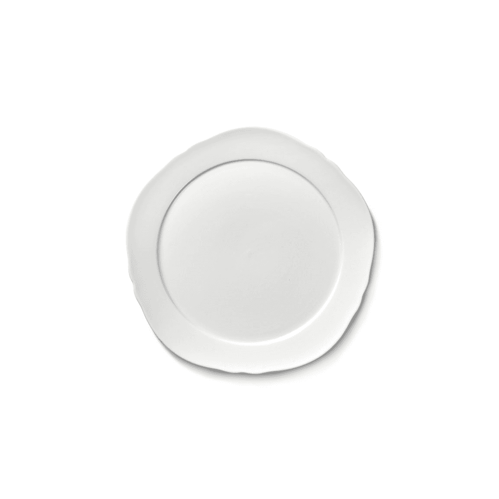 Silhouette by Sergio Herman Set of 4 Breakfast Plates, White