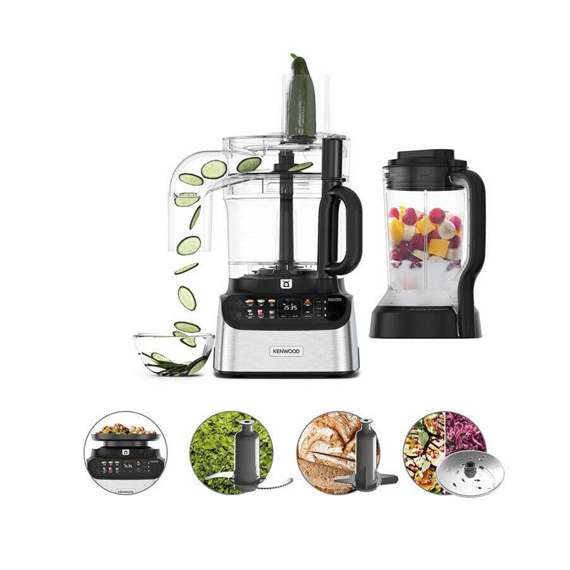 MultiPro One Touch Food Processor & Blender, Silver