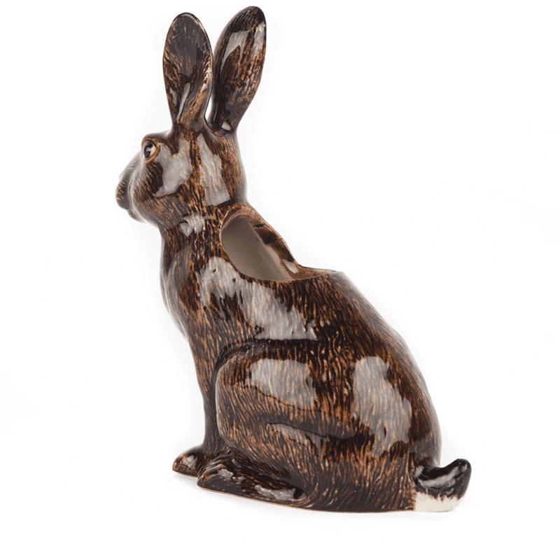 Hare Bud Vase, Brown