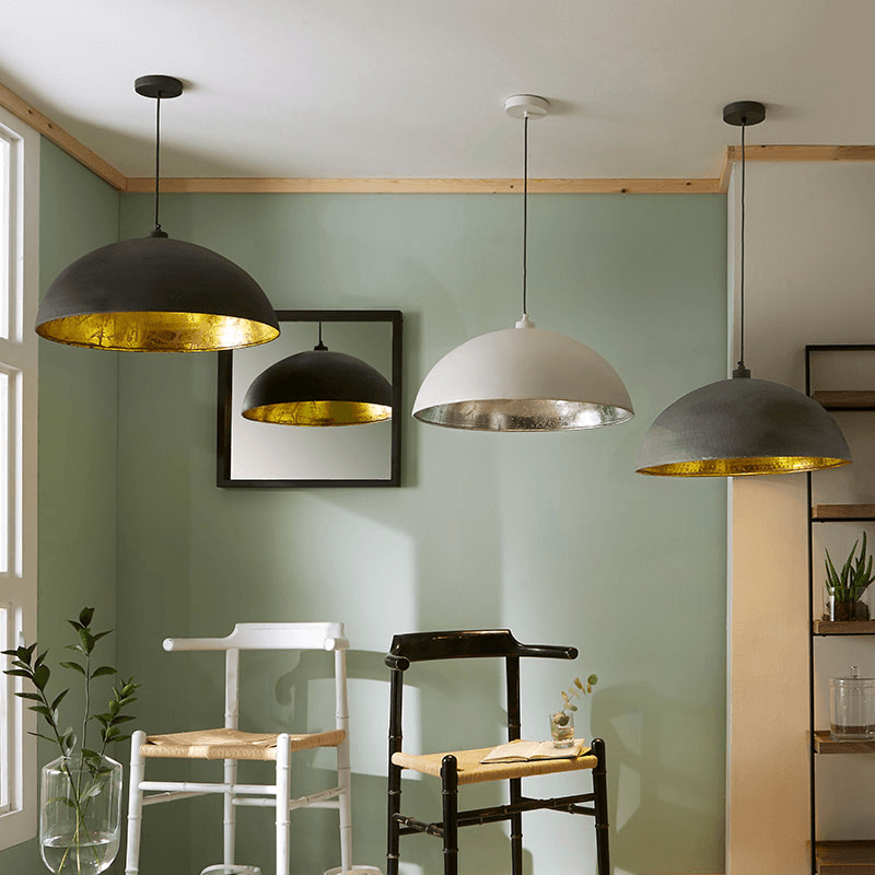 Anders Dome Pendant, Black