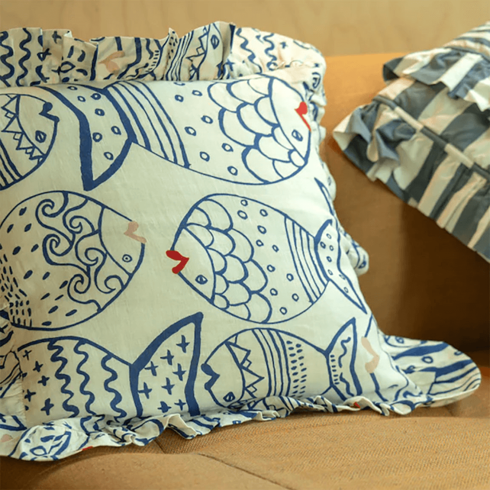 Poisson Cushion cover, Multi