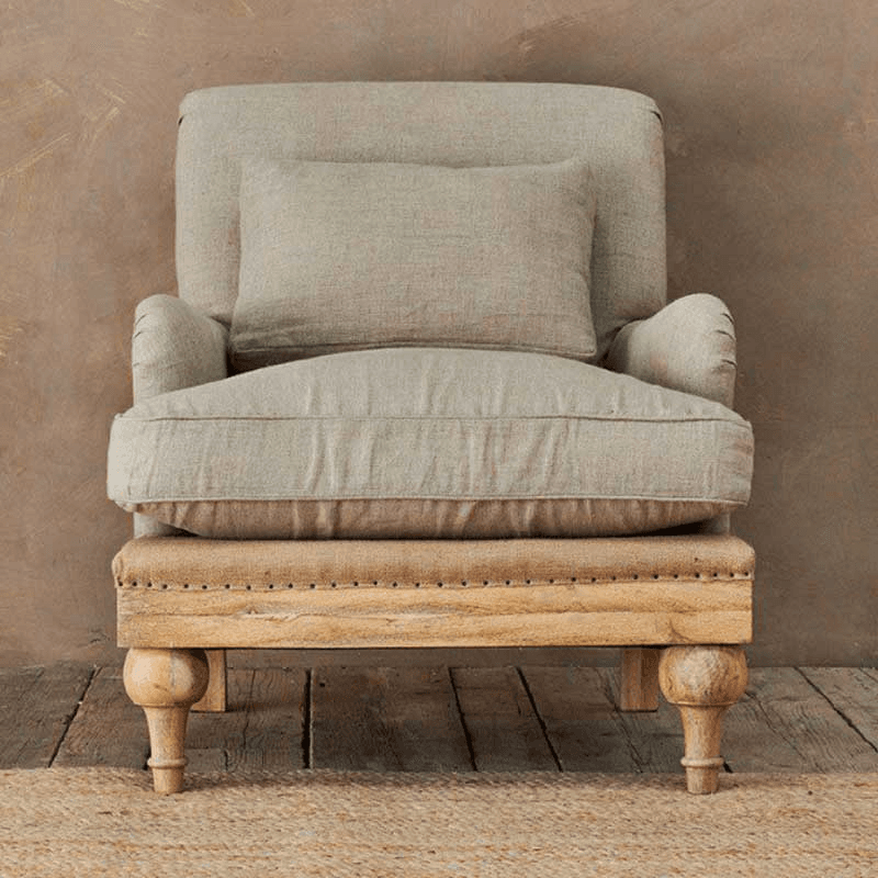 Abe Linen Armchair